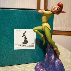 WDCC Peter Pan “Nobody Calls Pan a Coward” Collectable with original box